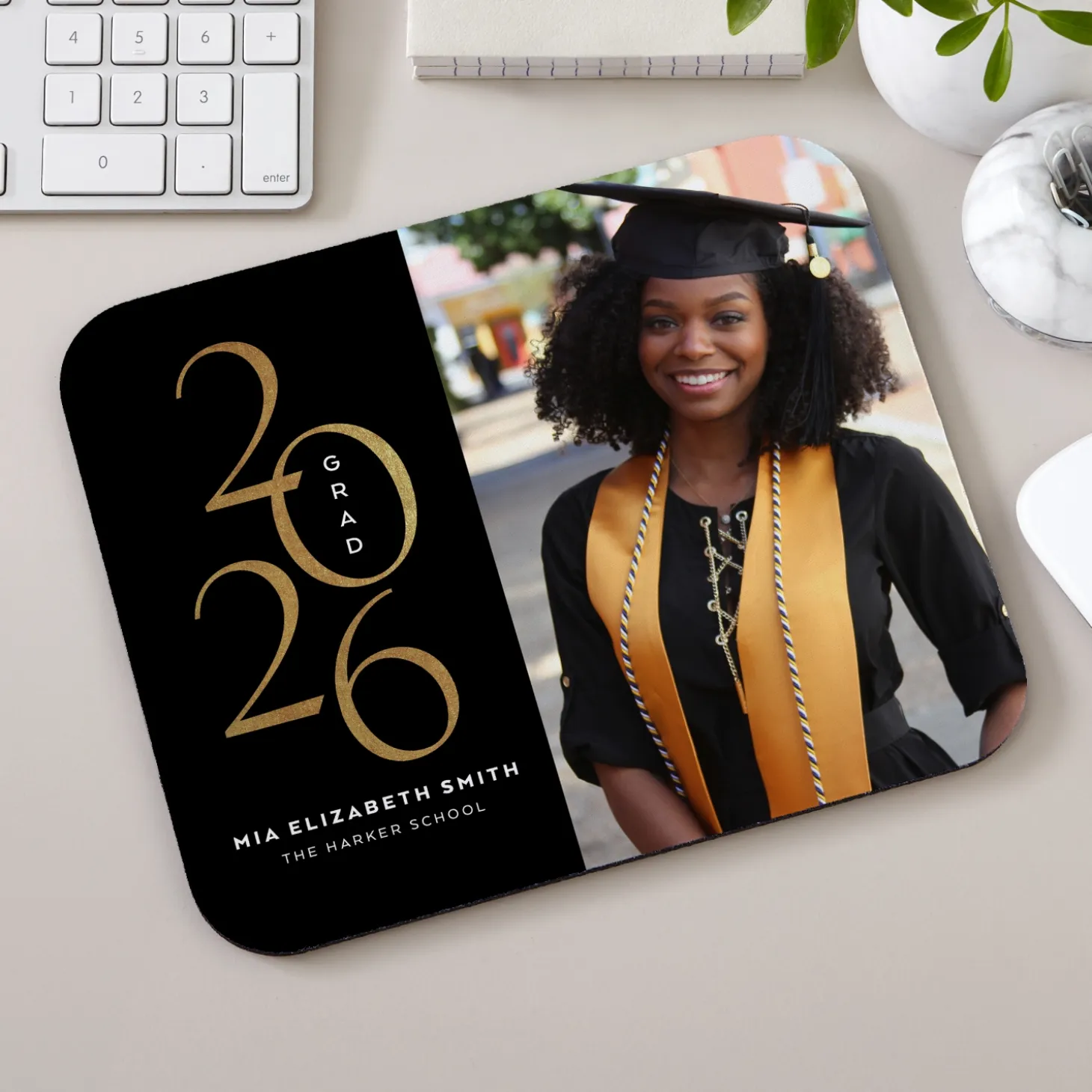 Shining Year Graduation Photo Mouse Pad