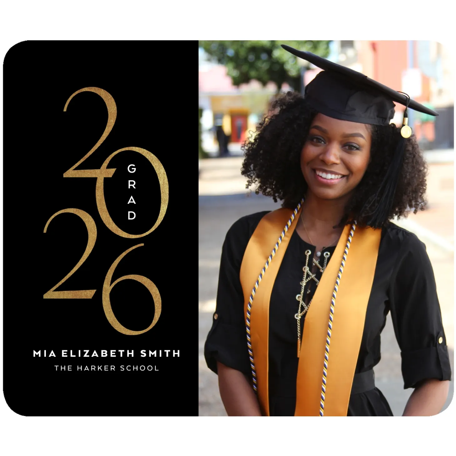 Shining Year Graduation Photo Mouse Pad