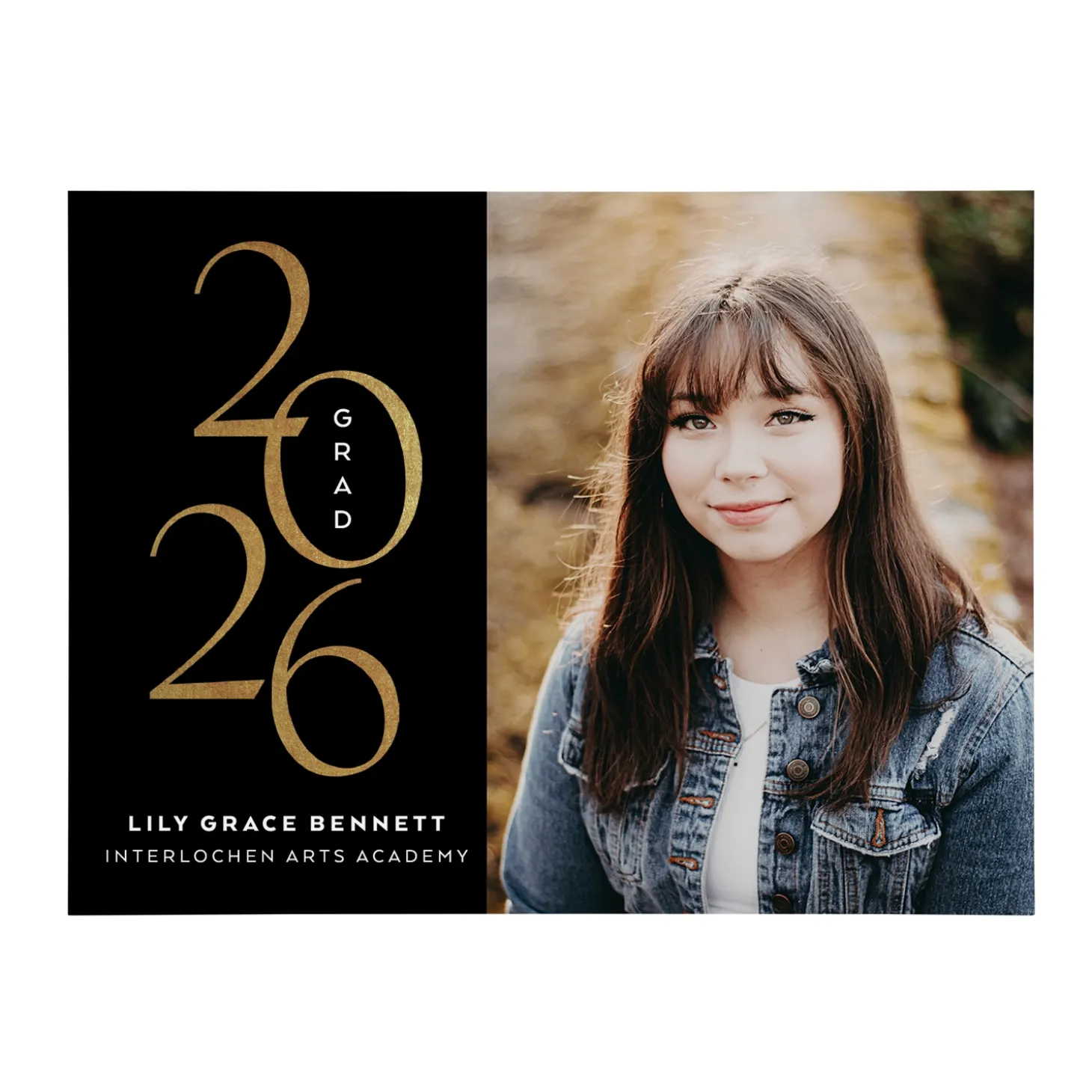Shining Year Graduation Photo Wood Block