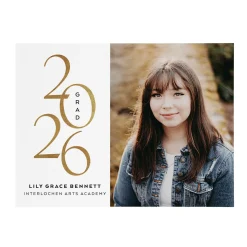 Shining Year Graduation Photo Wood Block