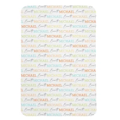 Signature Name Baby Swaddle Blanket