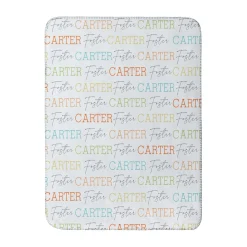 Signature Name Sherpa Baby Blanket