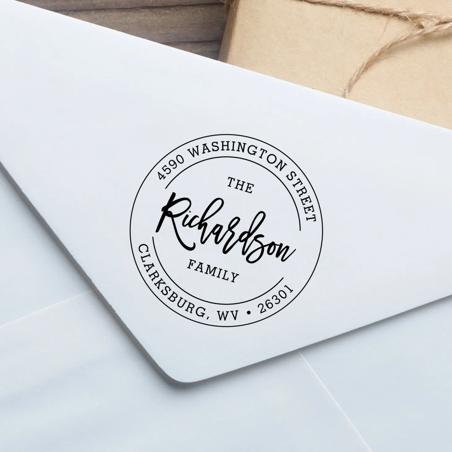 Signature Seal Self-Inking Stamp