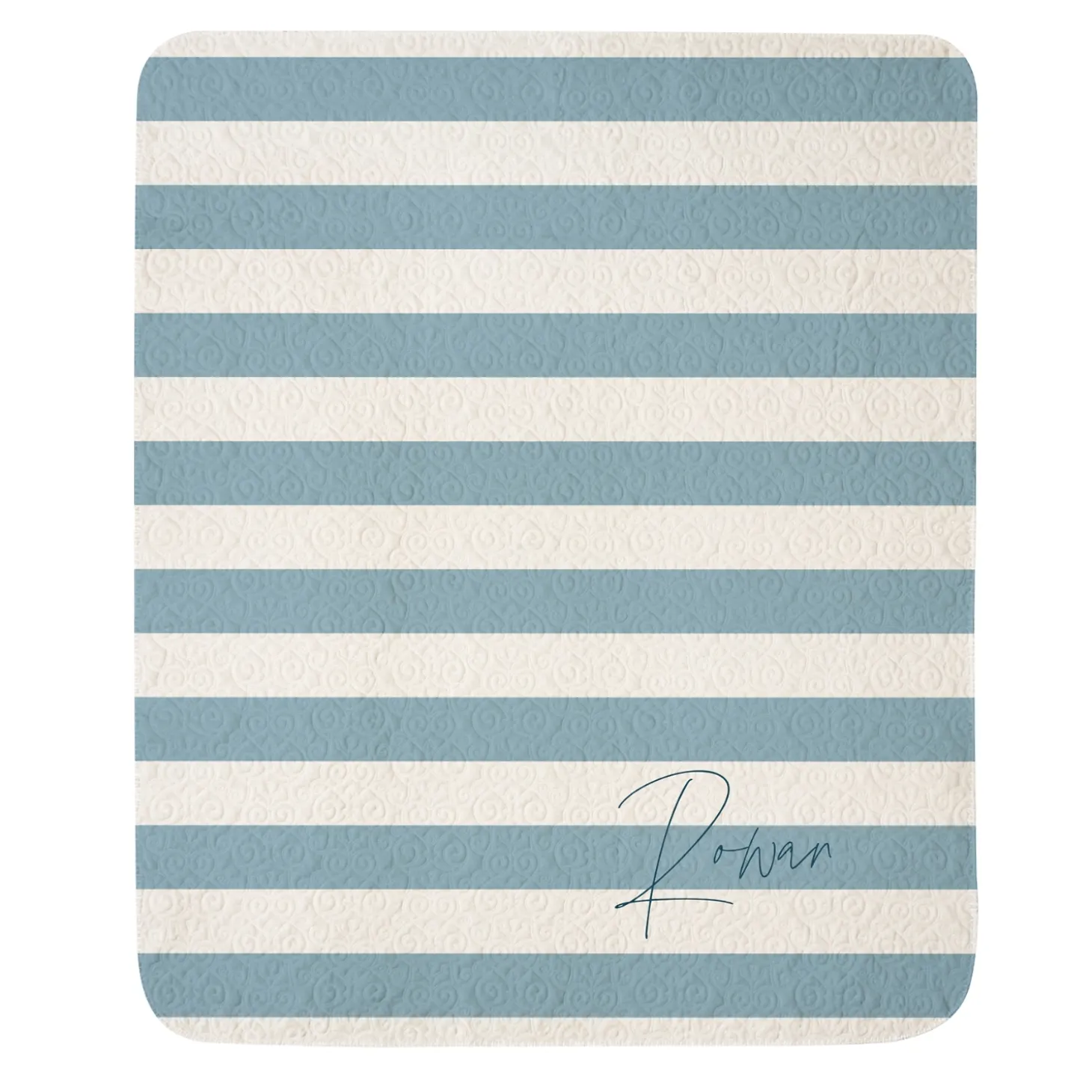Signature Stripes Quilted Baby Blanket
