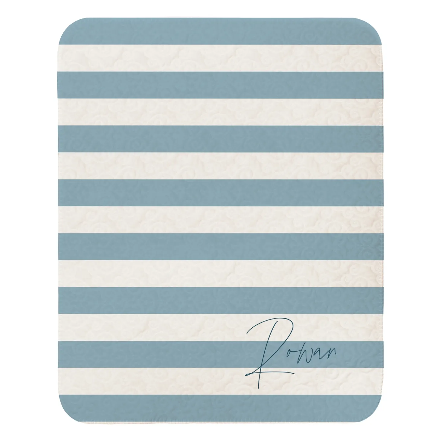 Signature Stripes Quilted Baby Blanket