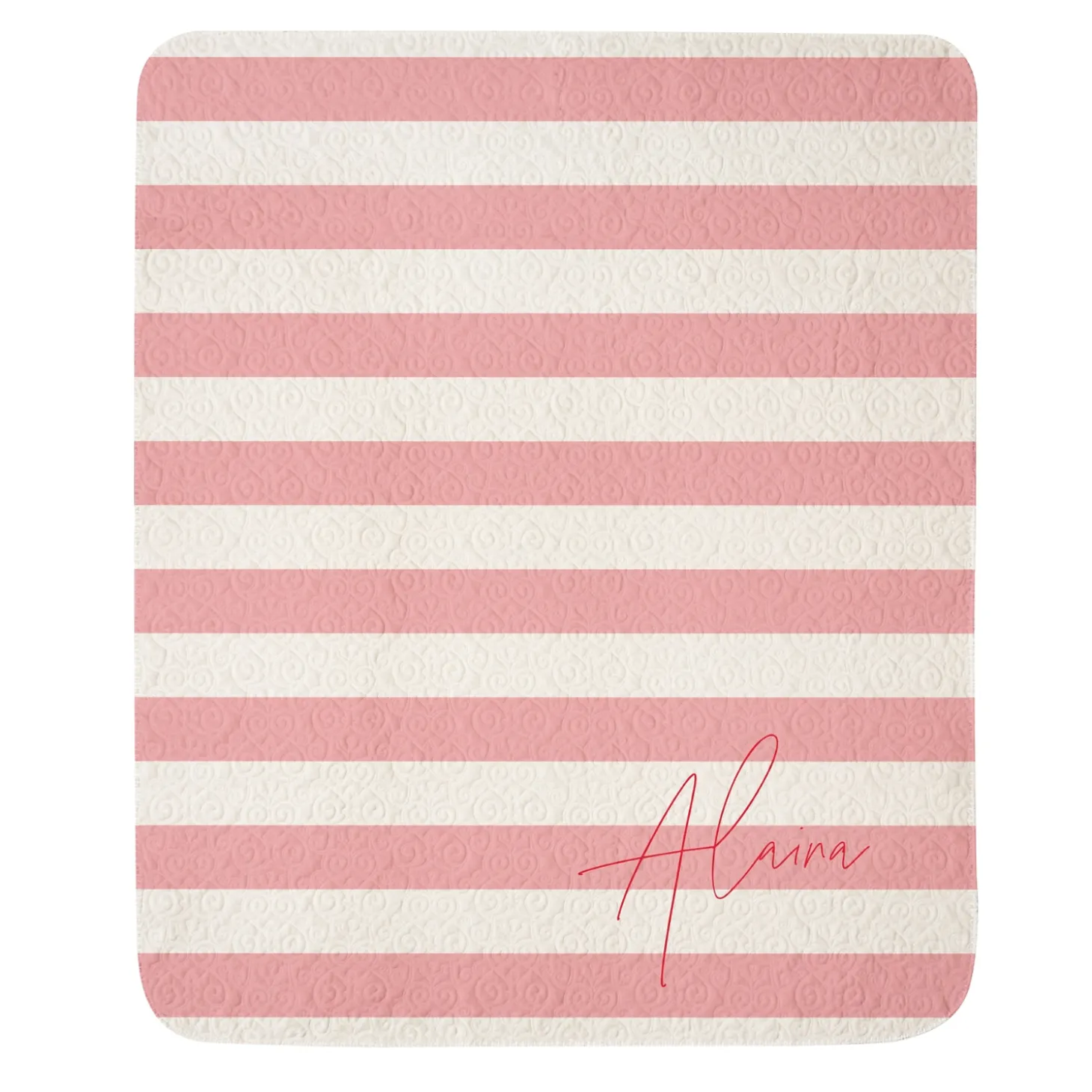 Signature Stripes Quilted Baby Blanket