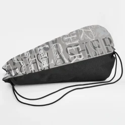 Signature Style Allover Print Drawstring Bags
