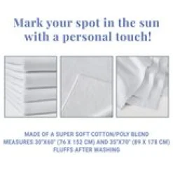 Signature Style Americana Beach Towel