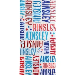 Signature Style Americana Beach Towel