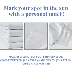 Signature Style Americana Beach Towel