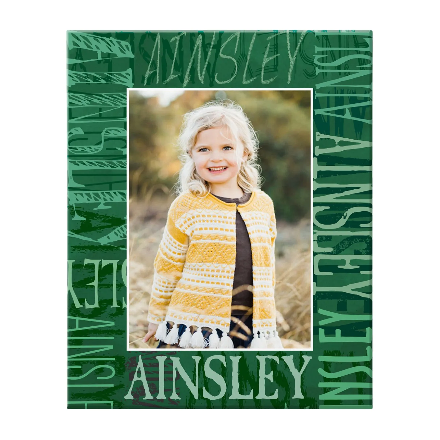 Signature Style Border Photo Canvas