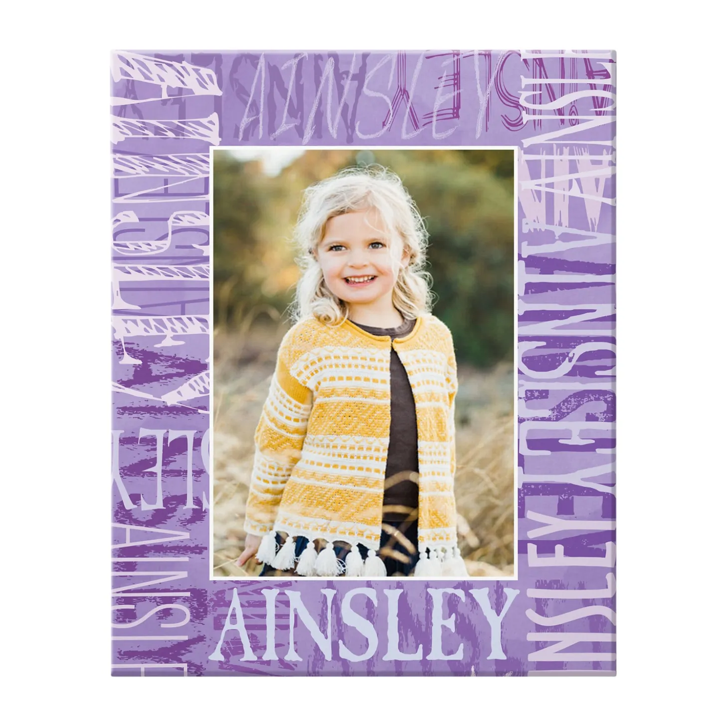 Signature Style Border Photo Canvas