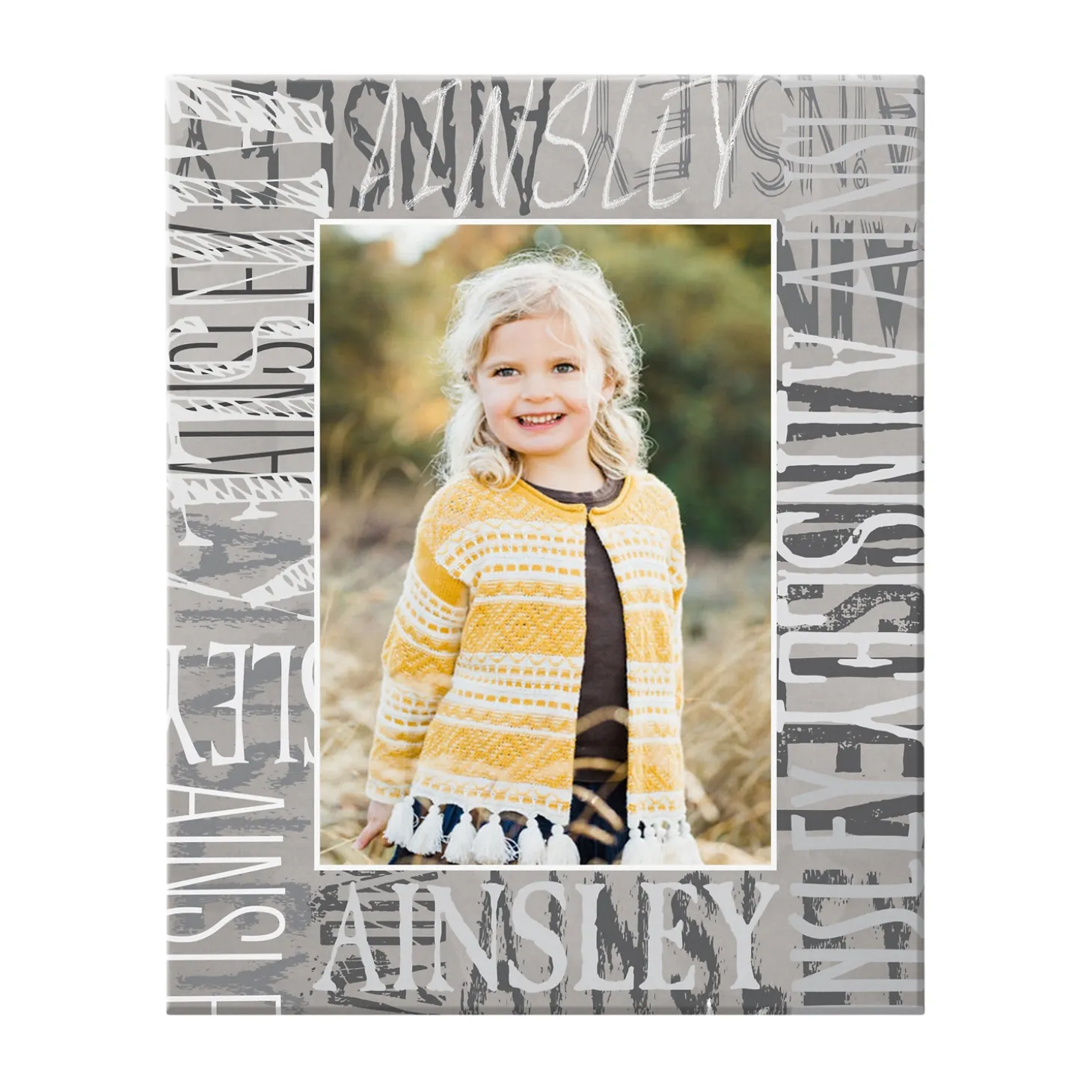 Signature Style Border Photo Canvas