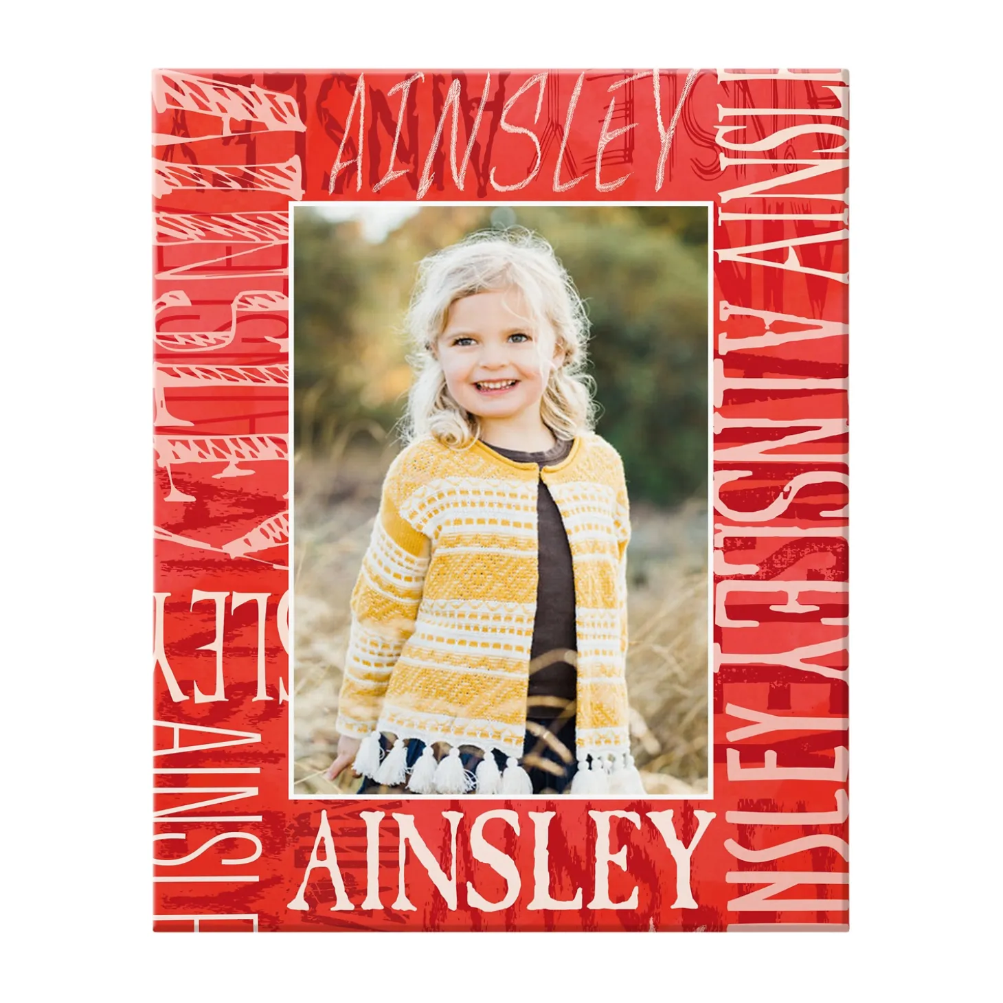 Signature Style Border Photo Canvas