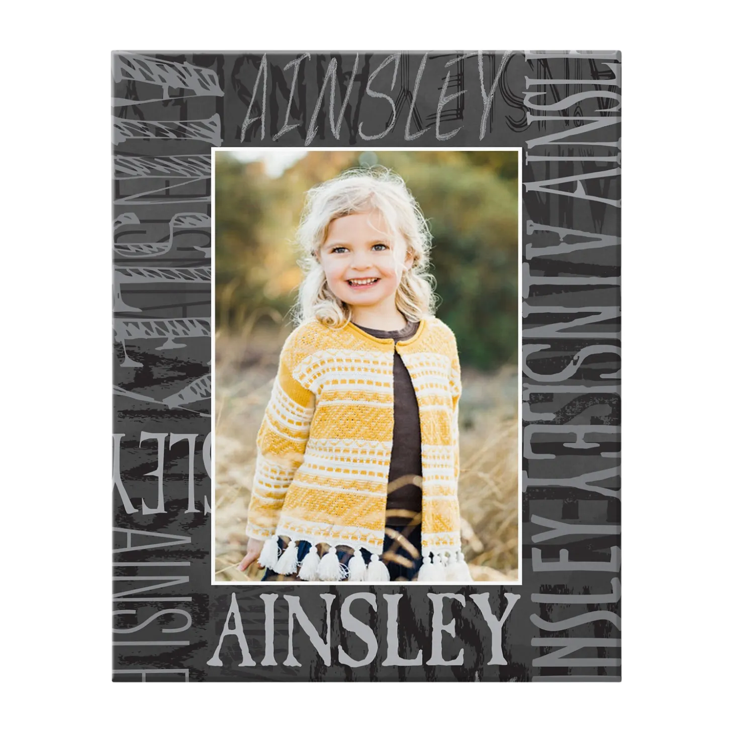 Signature Style Border Photo Canvas