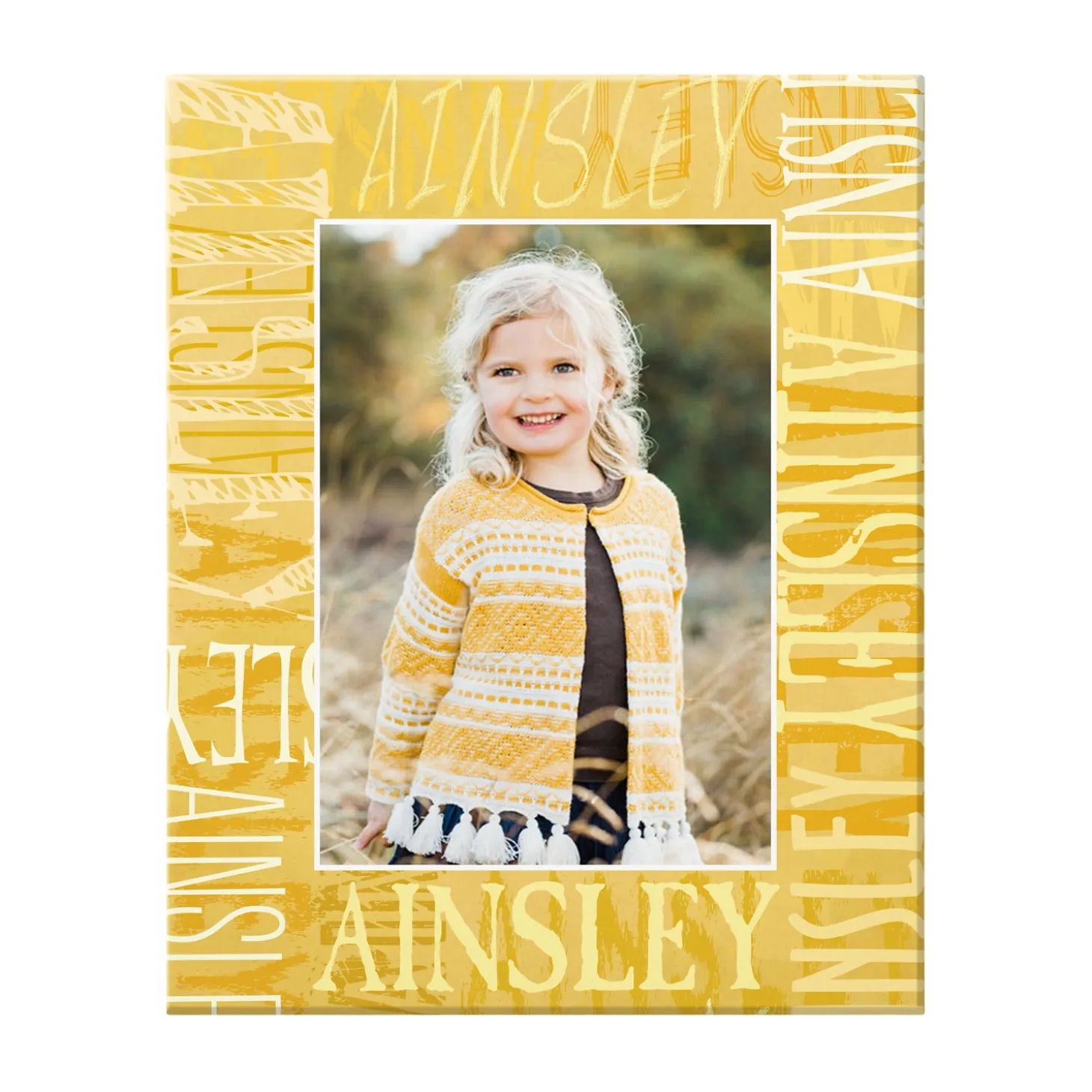Signature Style Border Photo Canvas