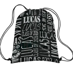 Signature Style Graduation Drawstring Bags