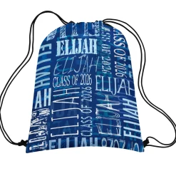 Signature Style Graduation Drawstring Bags
