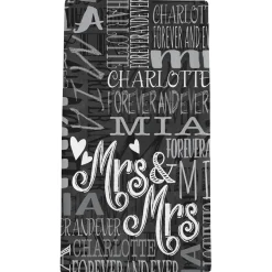 Signature Style Wedding Couple Bath Towels