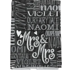 Signature Style Wedding Couple Bath Towels