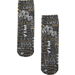 Signature Style Wedding Couple Socks