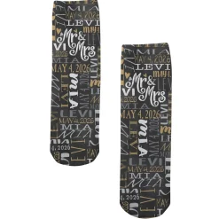 Signature Style Wedding Couple Socks