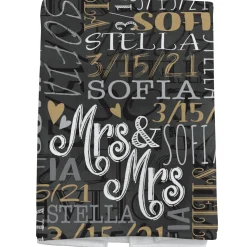 Signature Style Wedding Couple Bath Towels