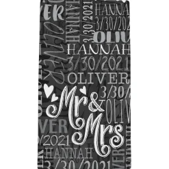 Signature Style Wedding Couple Bath Towels