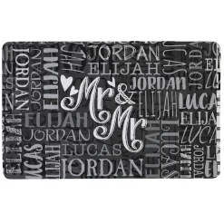 Signature Style Wedding Couple Doormats