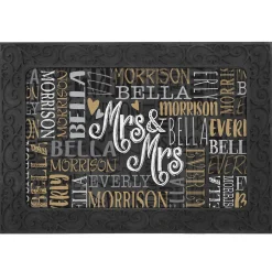 Signature Style Wedding Couple Doormats