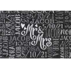 Signature Style Wedding Couple Doormats