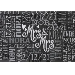 Signature Style Wedding Couple Doormats