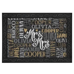Signature Style Wedding Couple Doormats