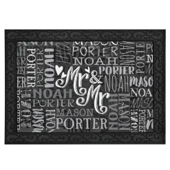 Signature Style Wedding Couple Doormats