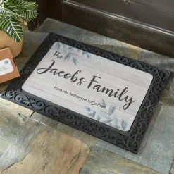 Simple & Elegant Family Name Doormat
