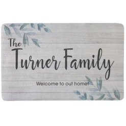 Simple & Elegant Family Name Doormat