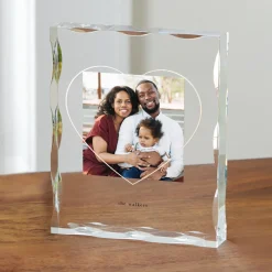 Simple Heart Photo Acrylic Block