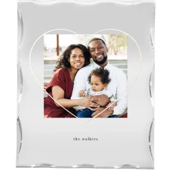 Simple Heart Photo Acrylic Block