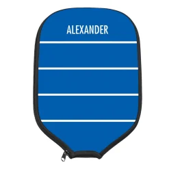 Simple Modern Stripe and Name Pickleball Paddle Cover