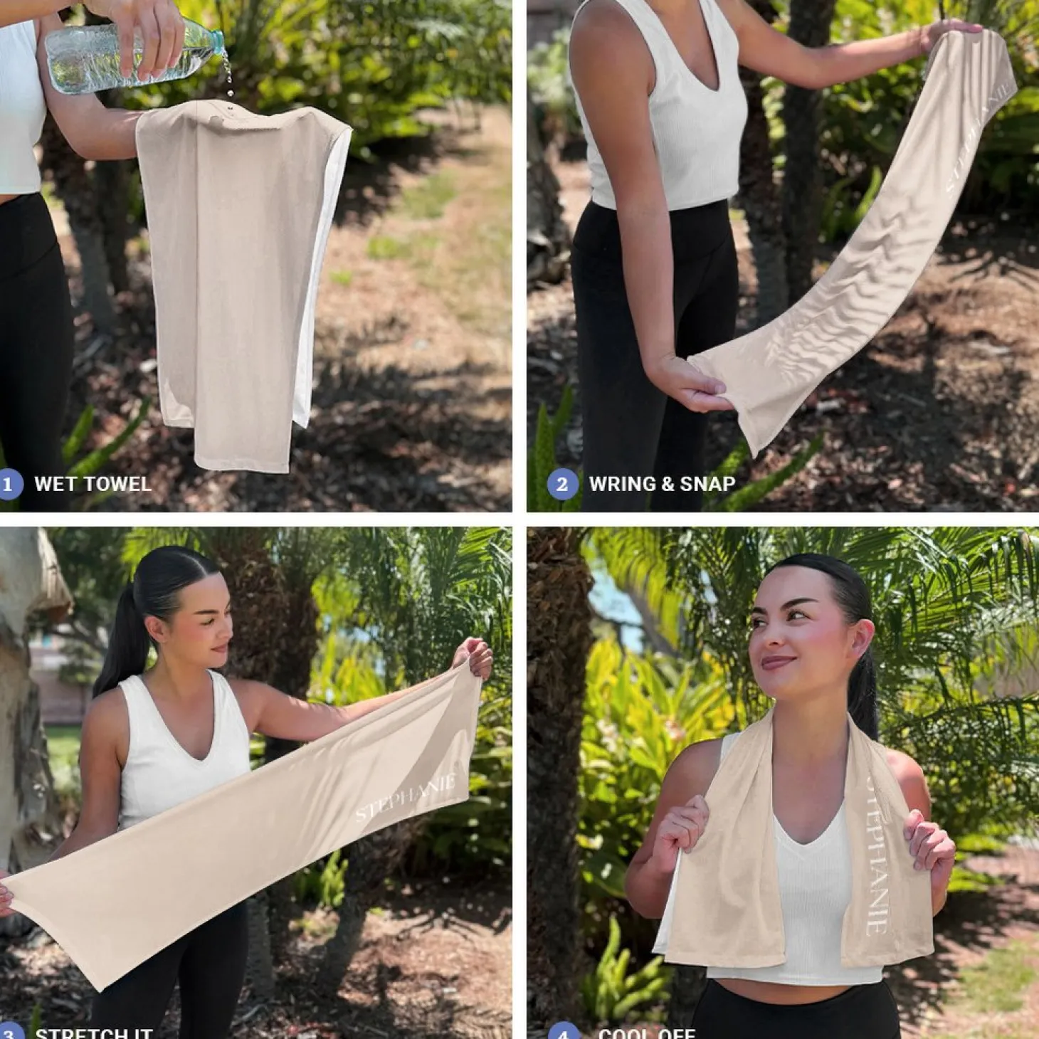 Simple Name Cooling Towel