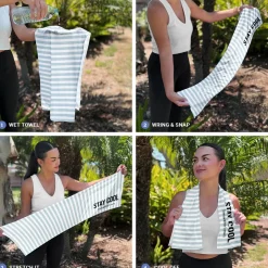 Simple Stripes Cooling Towel