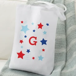 Simply Stars Initial Tote Bag