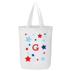 Simply Stars Initial Tote Bag