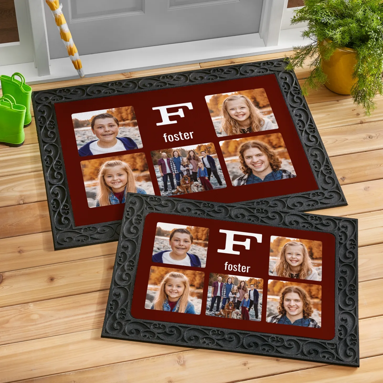 Simply The Best Photo Collage Doormat