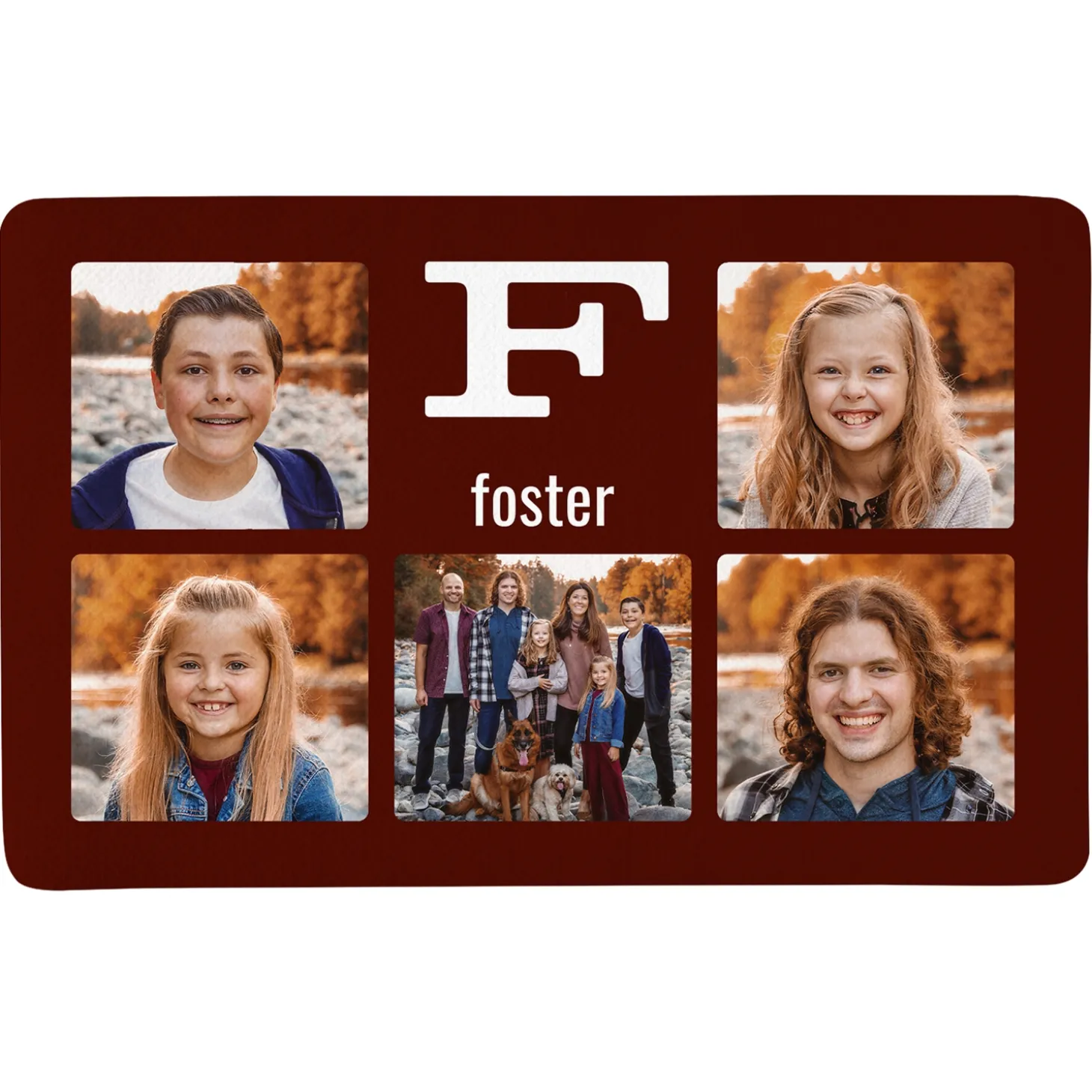Simply The Best Photo Collage Doormat