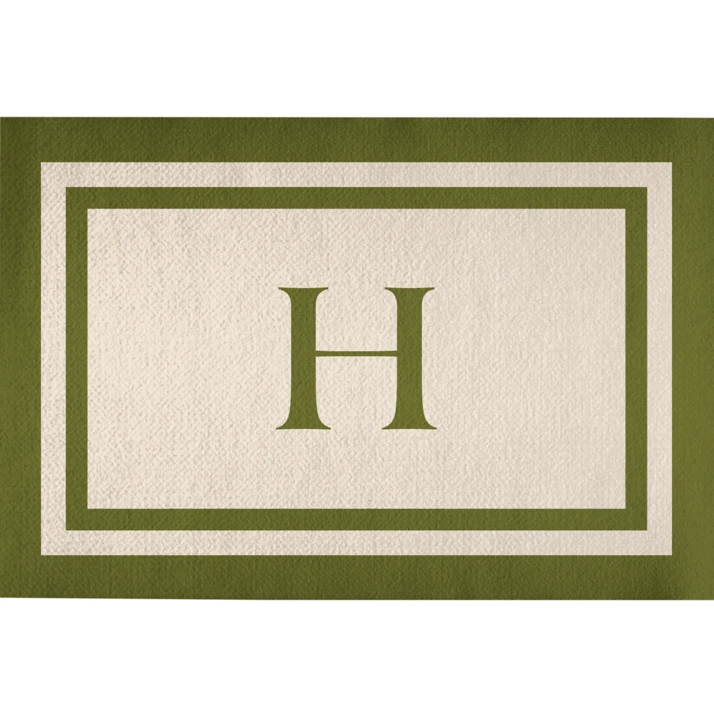 Single Initial Doormat