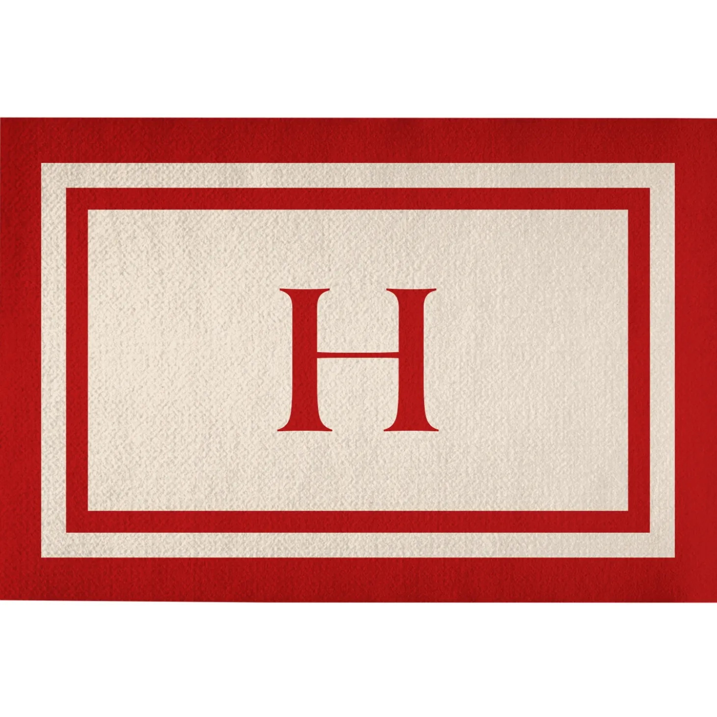 Single Initial Doormat