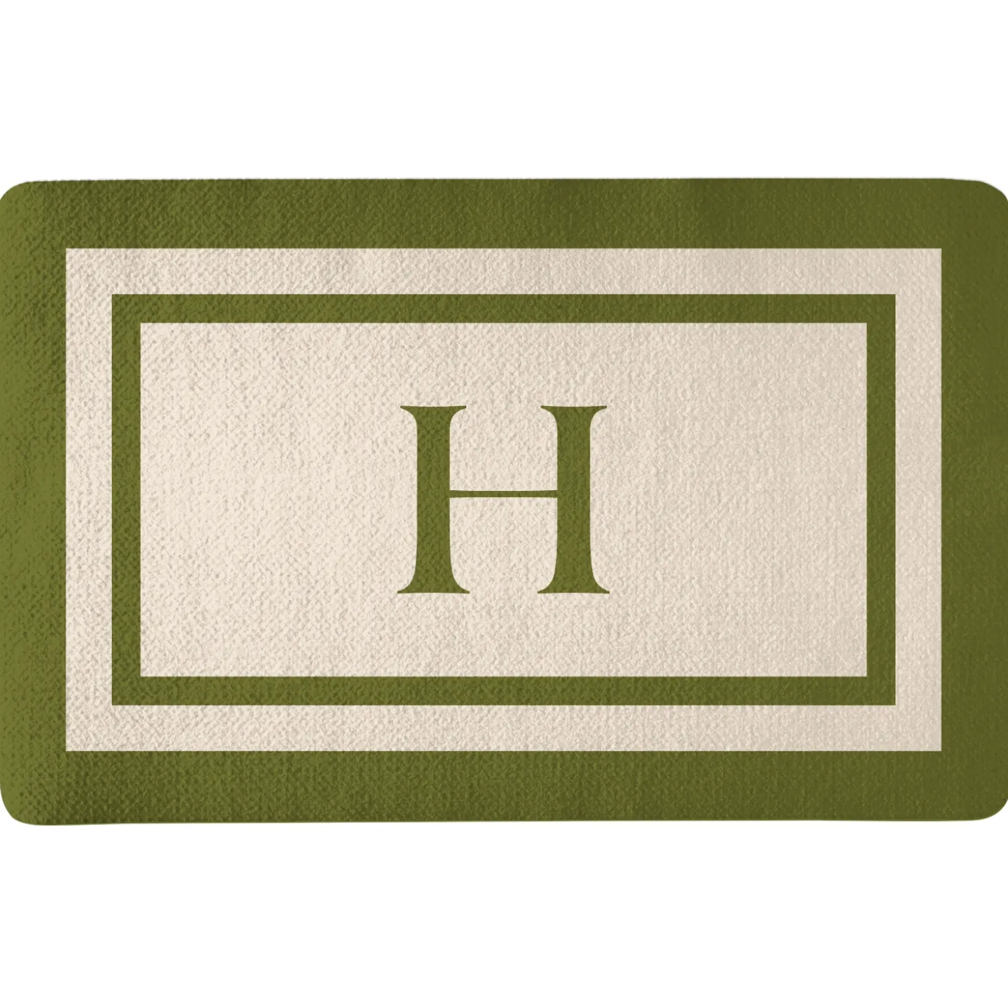 Single Initial Doormat