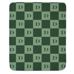 Single Initial Quilted Throw