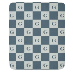 Single Initial Quilted Throw